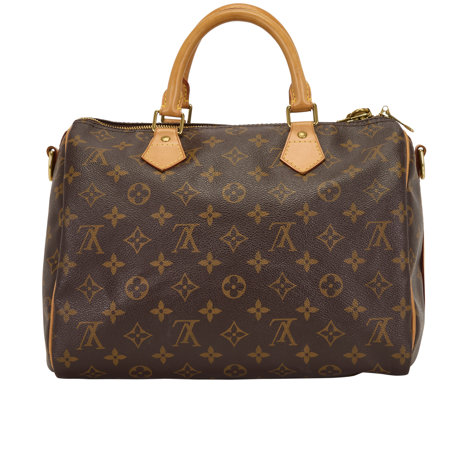 Speedy Bandouliere 30, &pound;825, Handbags, Brown, Canvas, Back view